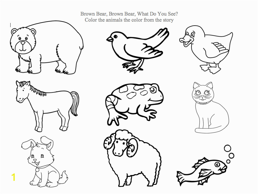 brown bear brown bear what do you see coloring pages