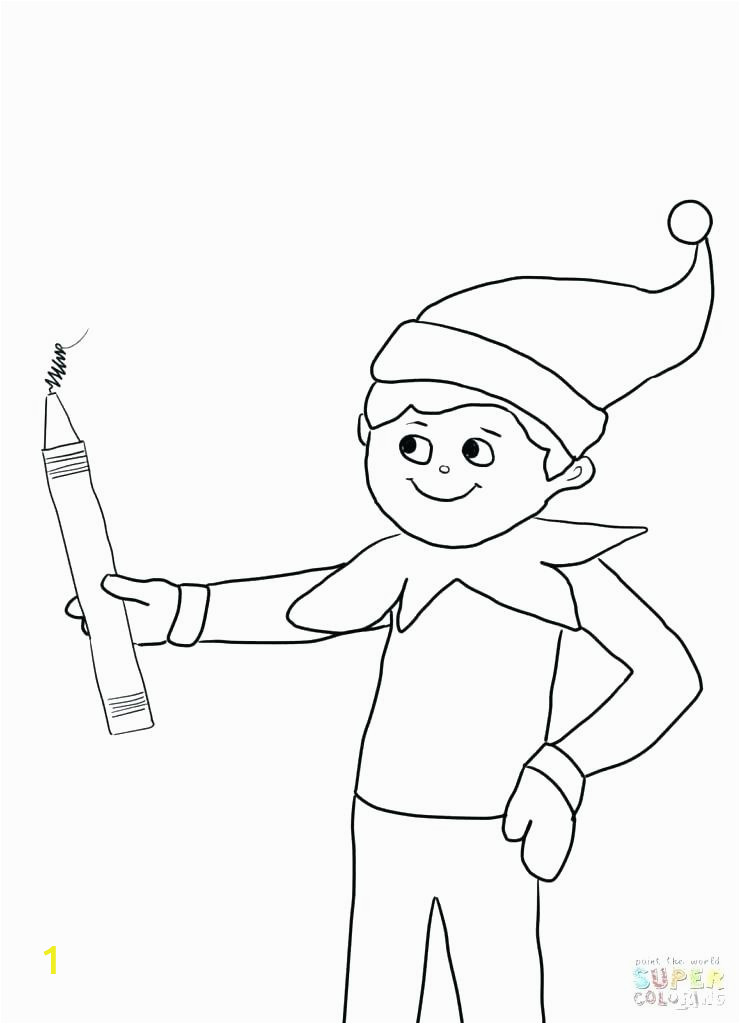 buddy the elf drawing