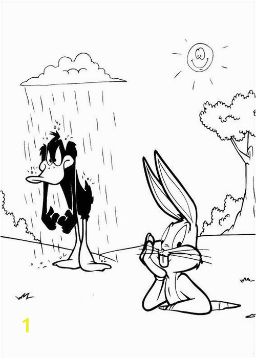 bugs bunny and daffy duck coloring