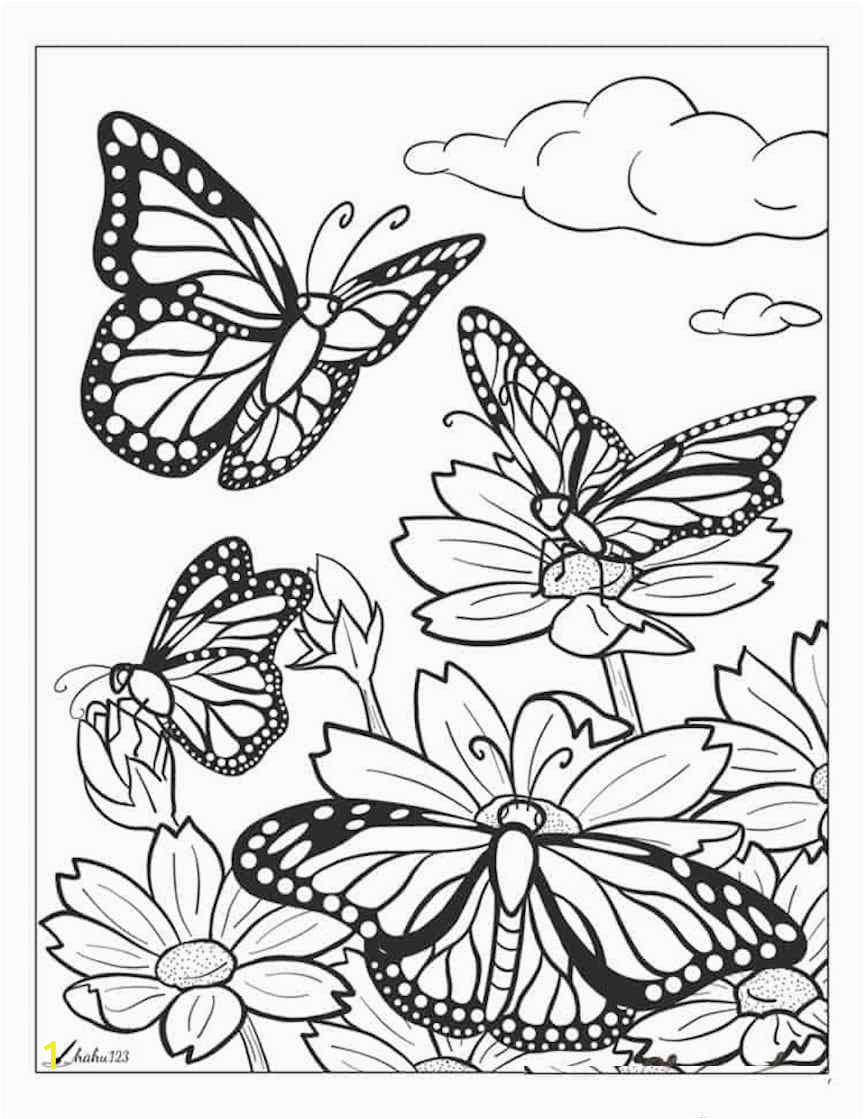 butterfly coloring pages