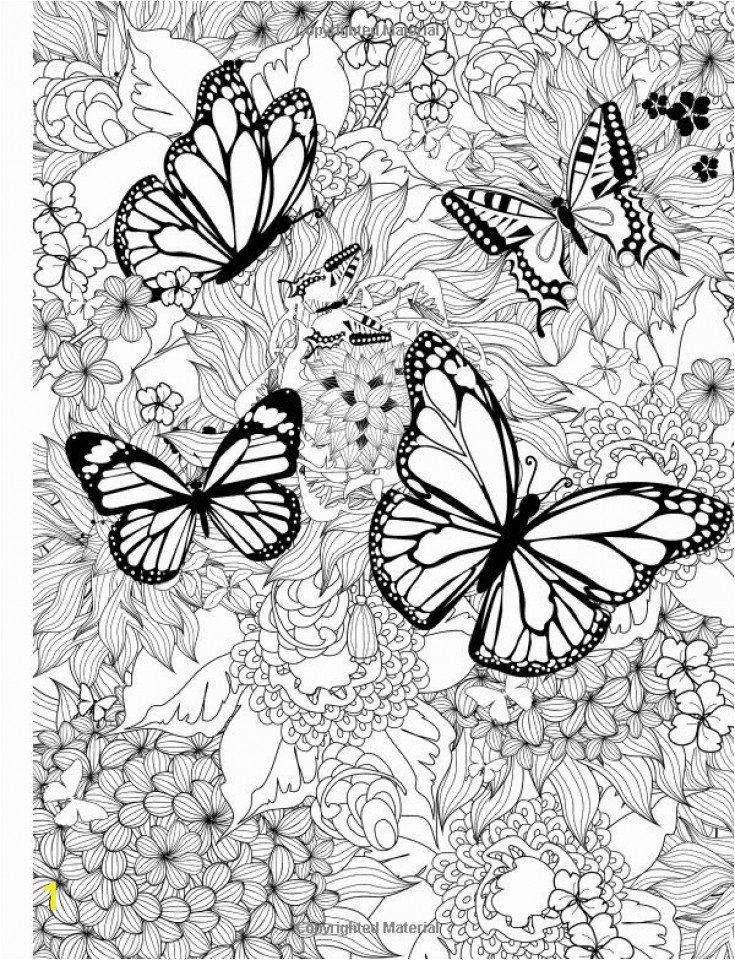 free printable butterfly coloring pages for adults