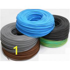 rollo 200 metros cable de linea h07z1 k de 1 5mm o 2 5mm seccion y color a elegir