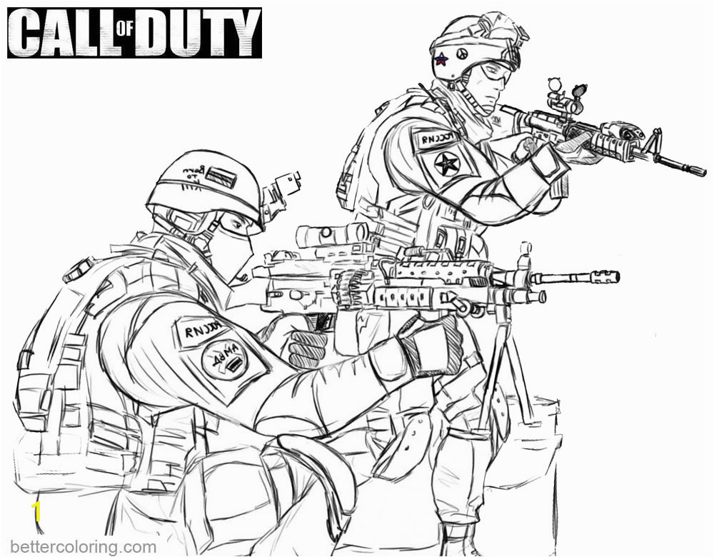 call of duty coloring pages black ops sketch