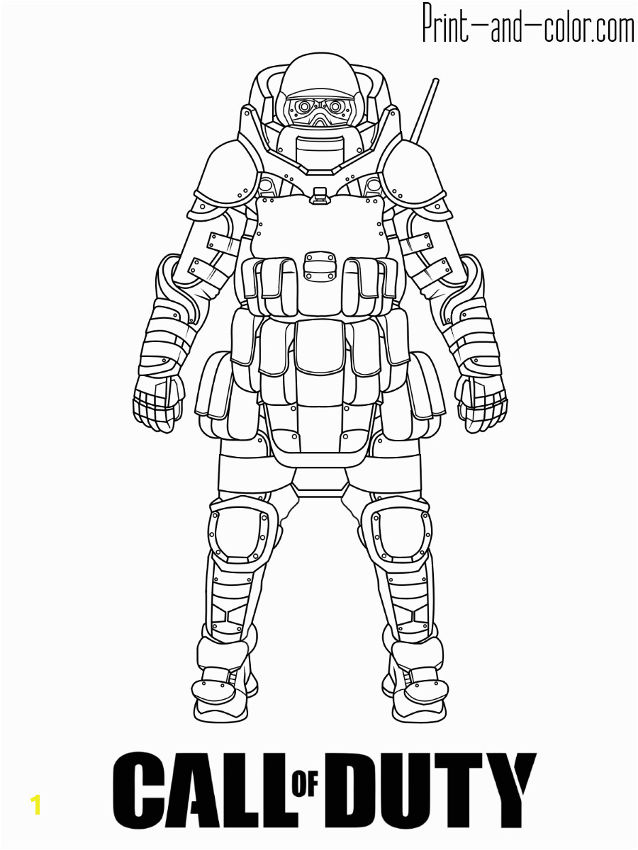 call of duty coloring pages