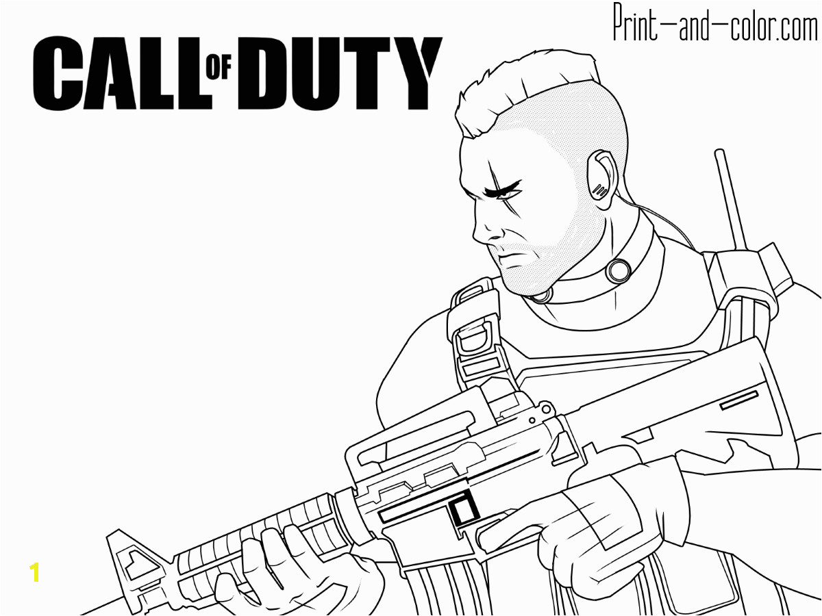 call of duty coloring pages