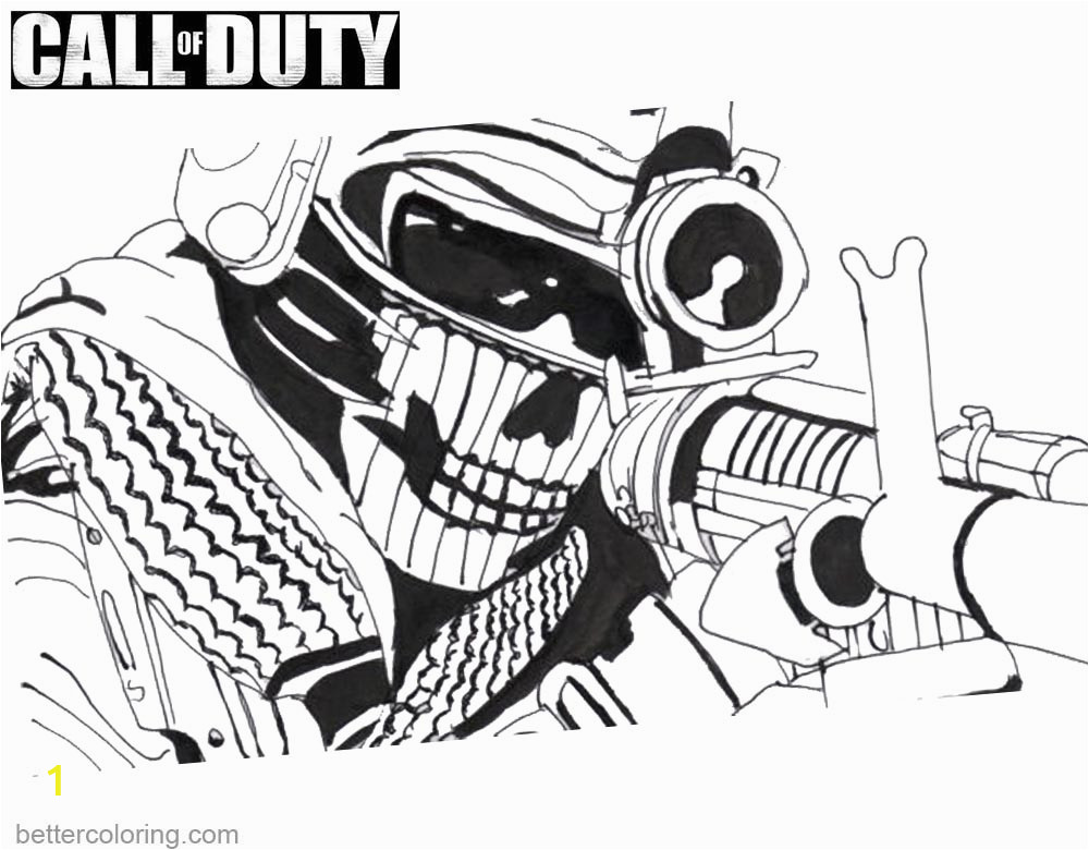 call of duty printable coloring pages