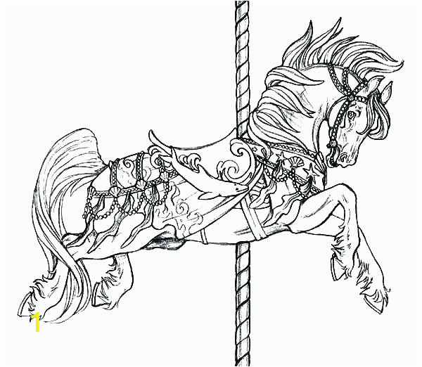 carousel animals coloring pages