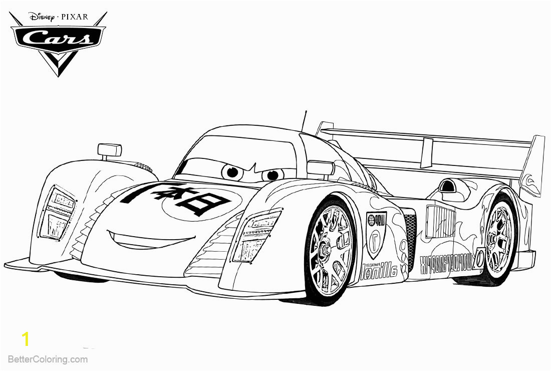 cars 2 pixar coloring pages lightning mcqueen