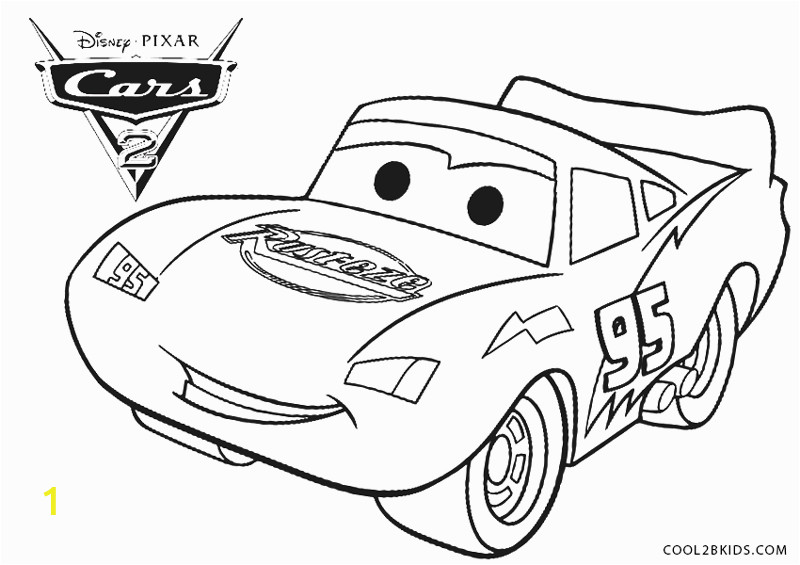 Cars 2 Lightning Mcqueen Coloring Pages Free Printable Lightning Mcqueen Coloring Pages for Kids