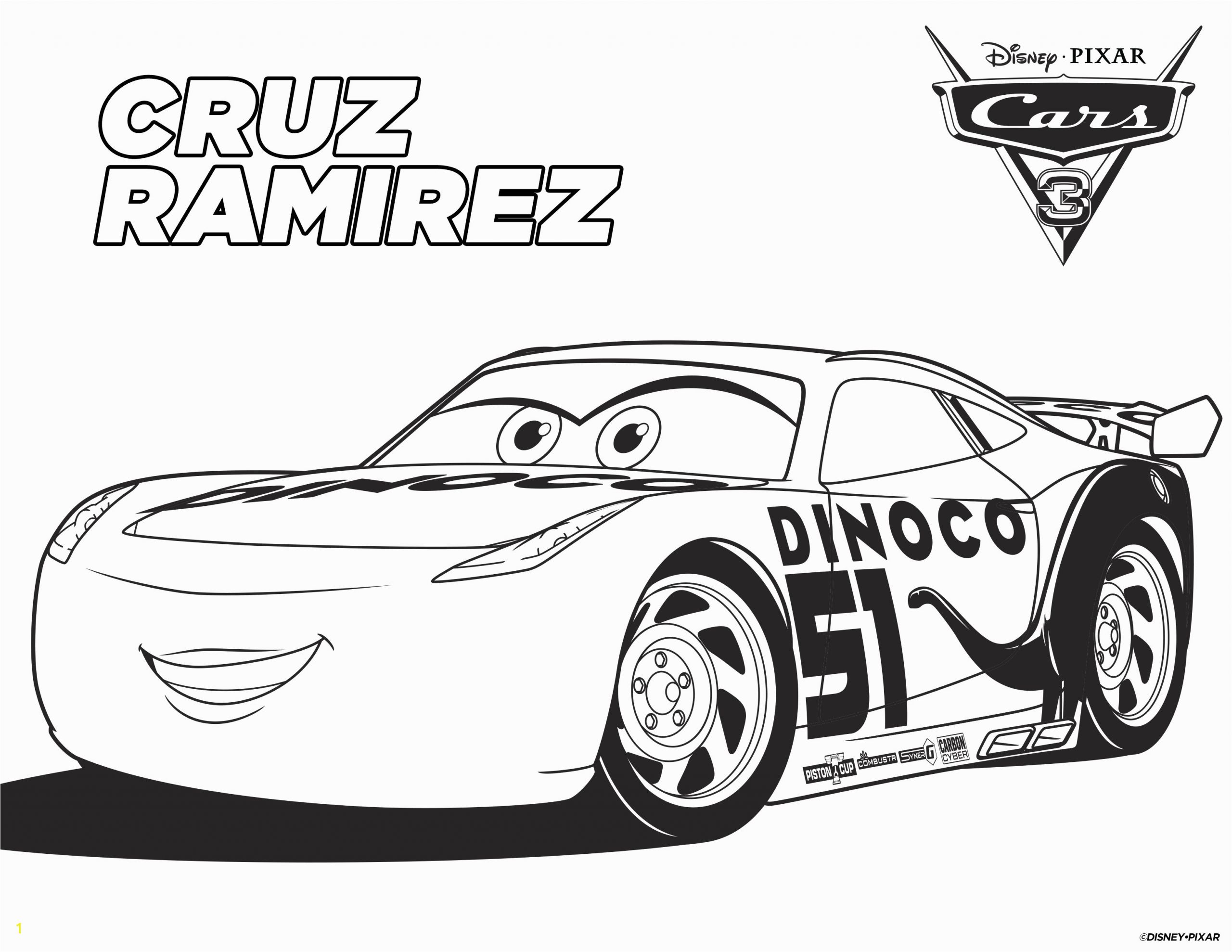 disney cars free printable coloring pages