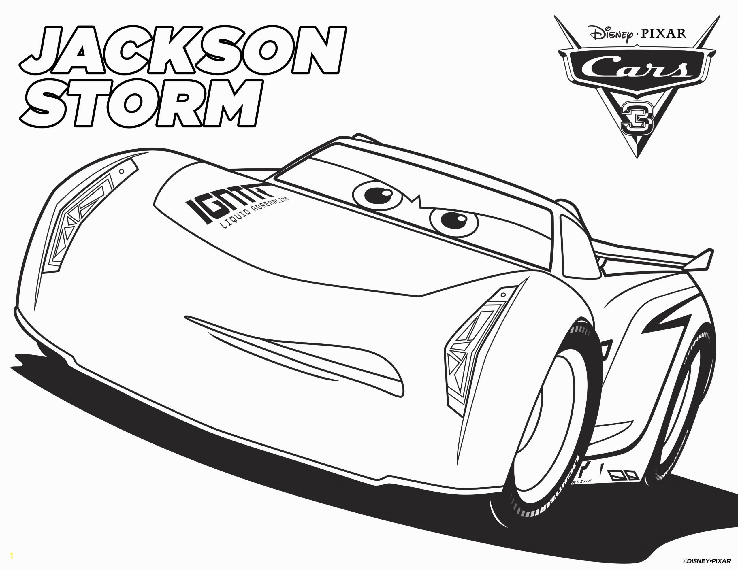 free printable cars coloring pages