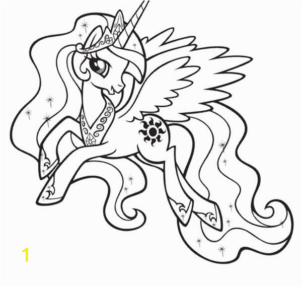 princess celestia coloring pages