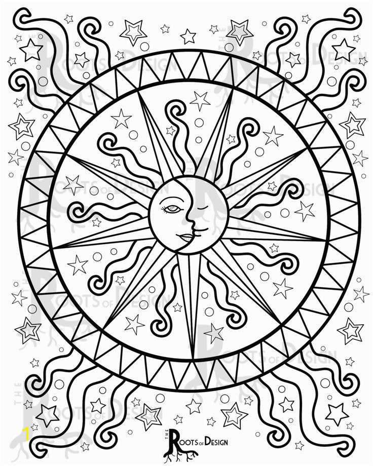 celestial moon coloring pages sketch templates