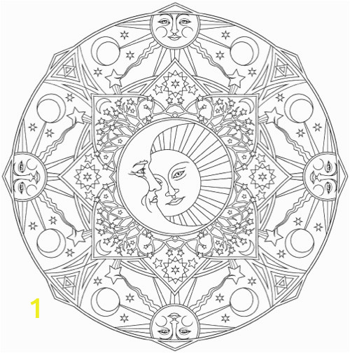 Celestial Moon Coloring Pages for Adults Celestial Moon Coloring Pages Coloring Pages
