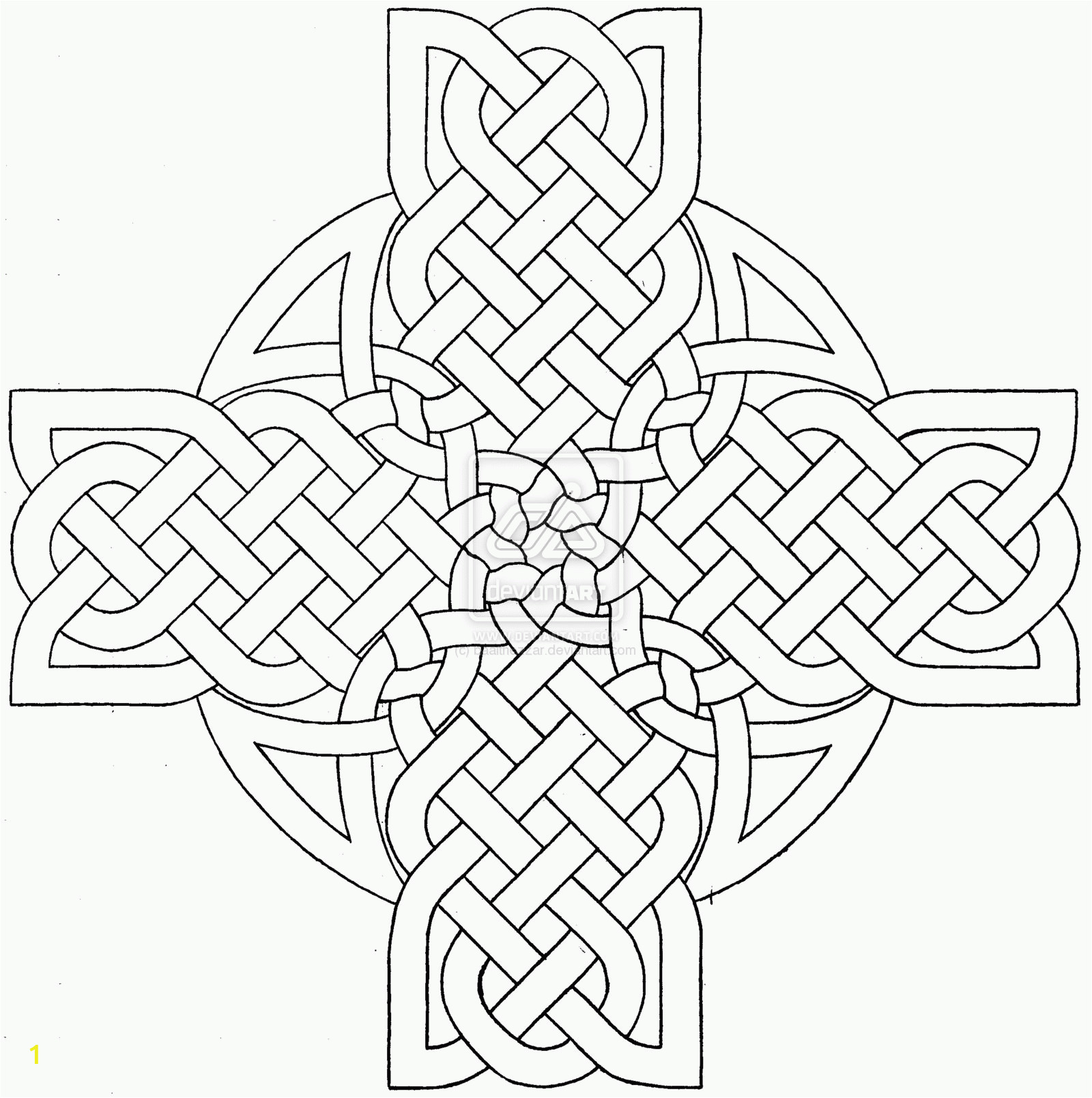 free printable celtic coloring pages for adults