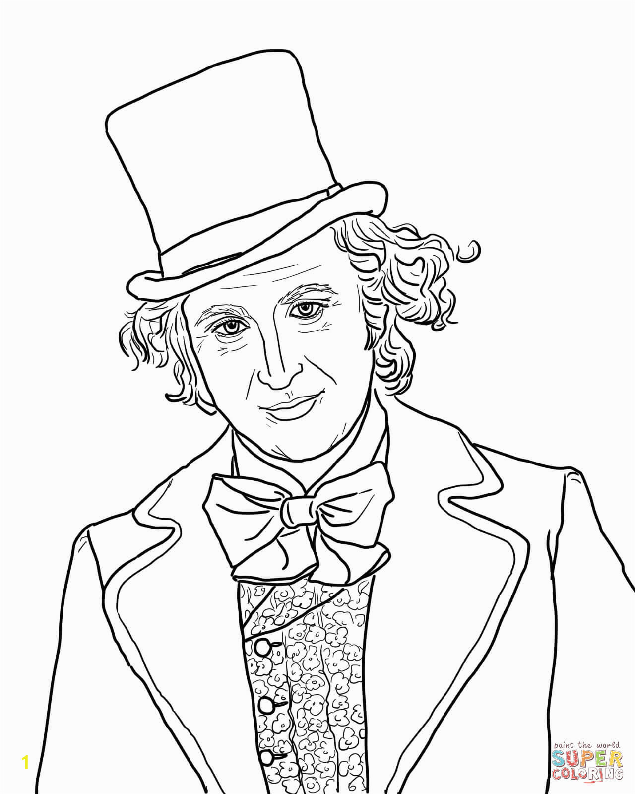 charlie and the chocolate factory coloring pages