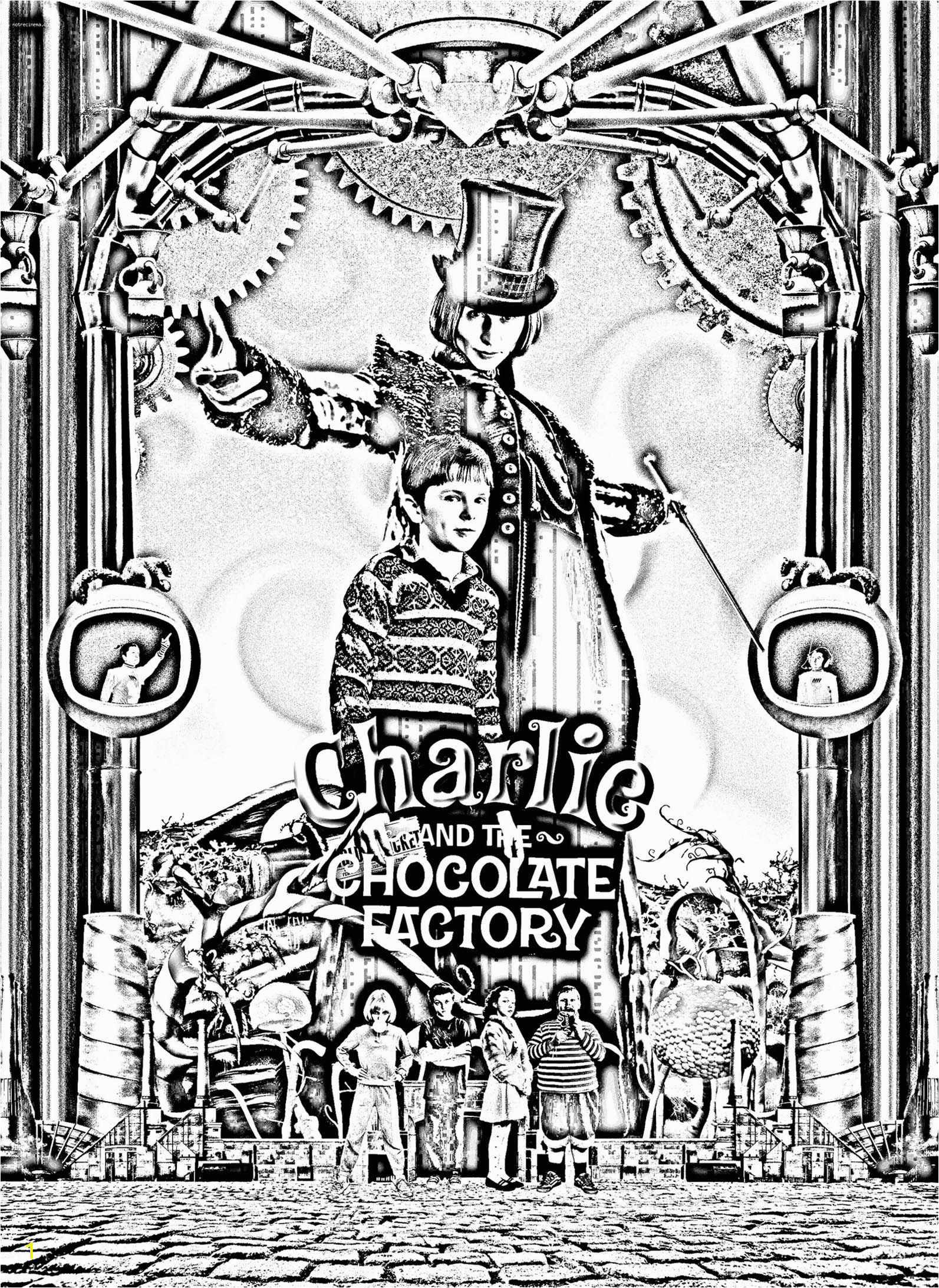 Charlie and the Chocolate Factory Coloring Pages Free Coloring Page Coloring Movie Charlie Et La