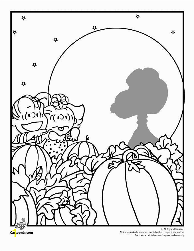 great pumpkin charlie brown coloring pages