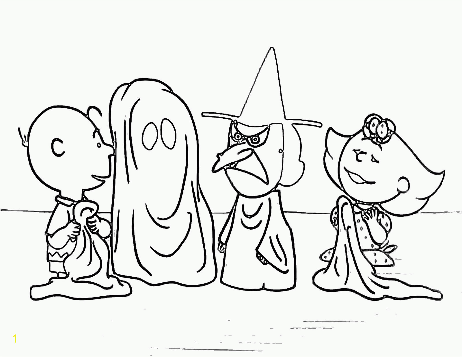 its the great pumpkin charlie brown coloring pages