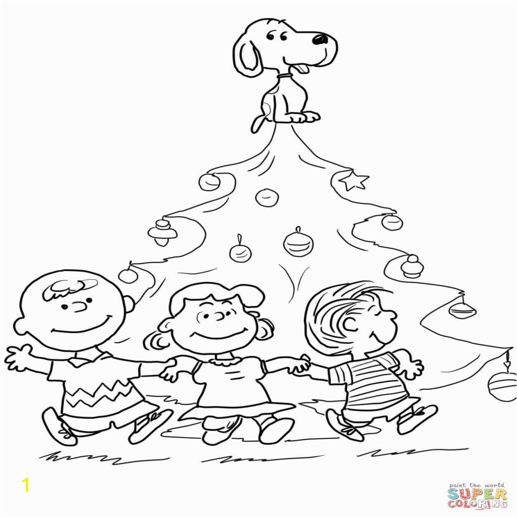 charlie brown christmas tree drawing