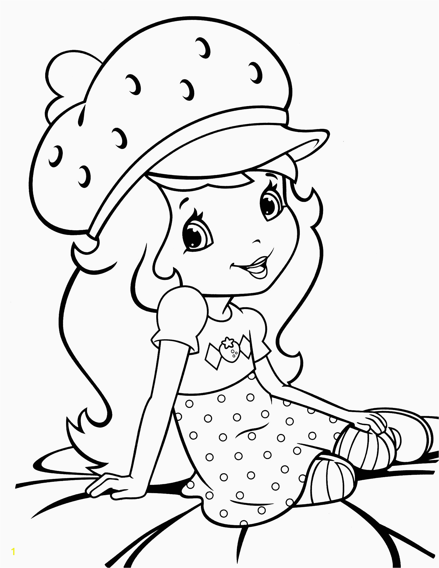 32 strawberry shortcake coloring book