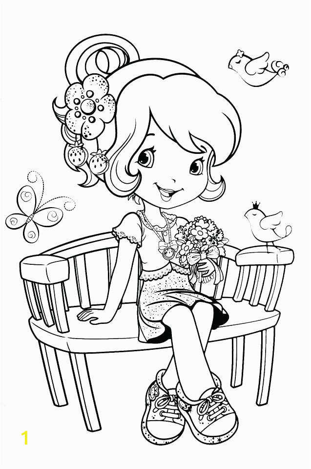 strawberry shortcake cherry jam coloring pages