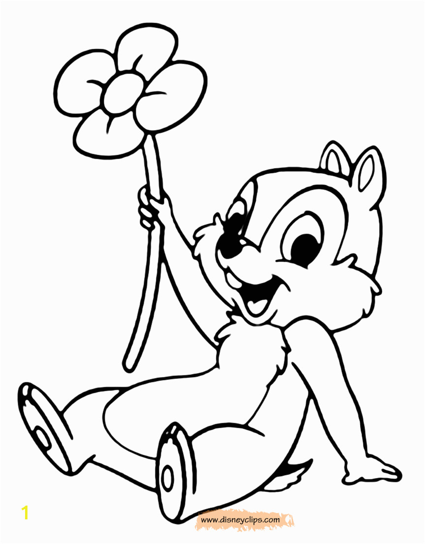 Chip and Dale Christmas Coloring Pages Chip Chipanddale