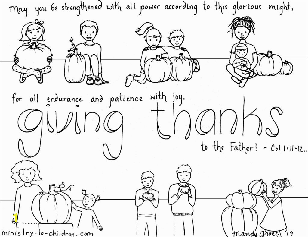 Christian Thanksgiving Coloring Pages for Kids Thanksgiving Coloring Pages Free Printable for Kids