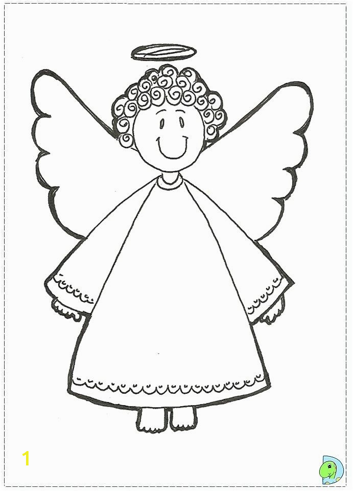 Christmas Angel ornaments Coloring Pages Printable Angel Coloring Page Christmas Angel Colouring Page