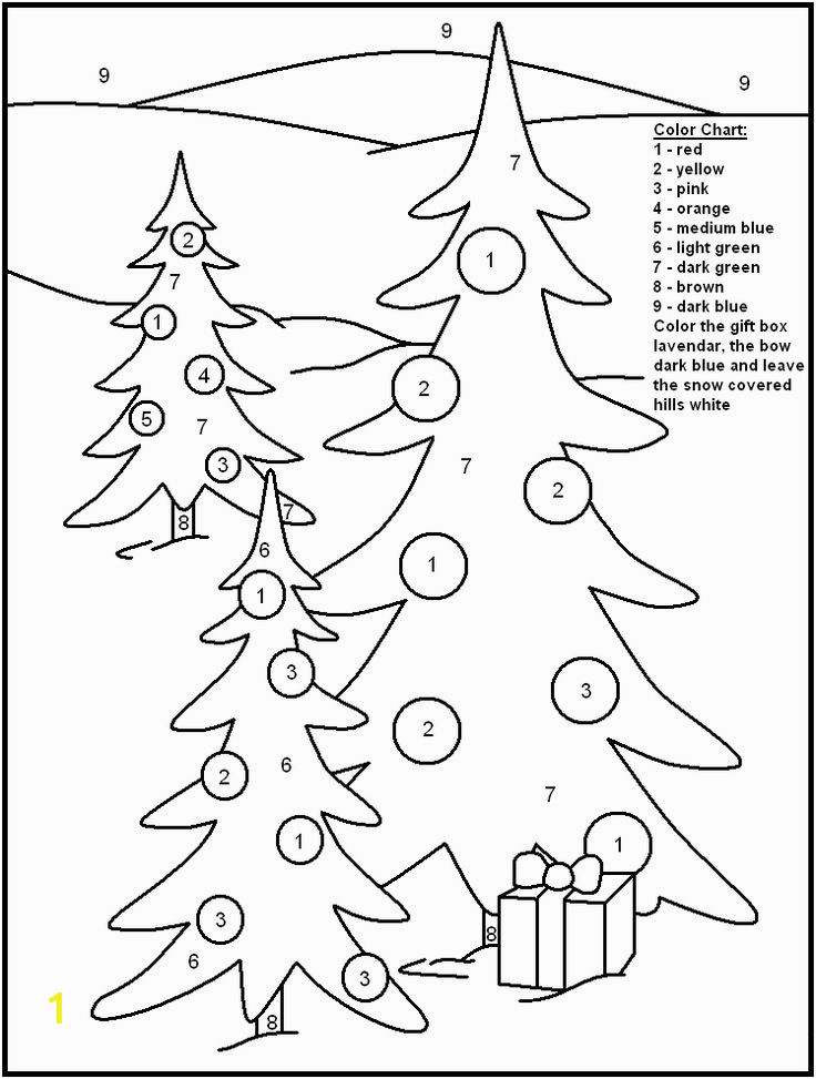 Christmas Color by Number Coloring Pages Christmas Color by Numbers Best Coloring Pages for Kids