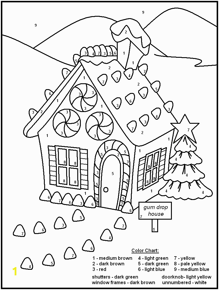 Christmas Color by Number Coloring Pages Christmas Color by Numbers Best Coloring Pages for Kids
