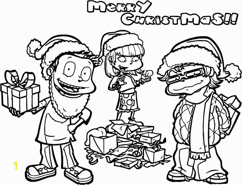 rugrats all grown up christmas all grown up coloring page