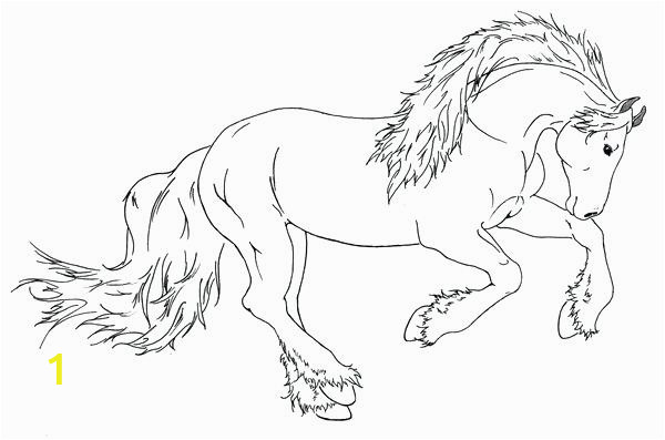 clydesdale horse coloring pages