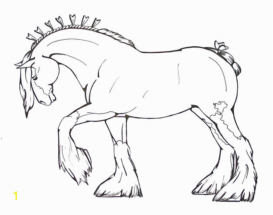 Clydesdale Horse Coloring Pages to Print Download Clydesdale Coloring for Free Designlooter 2020