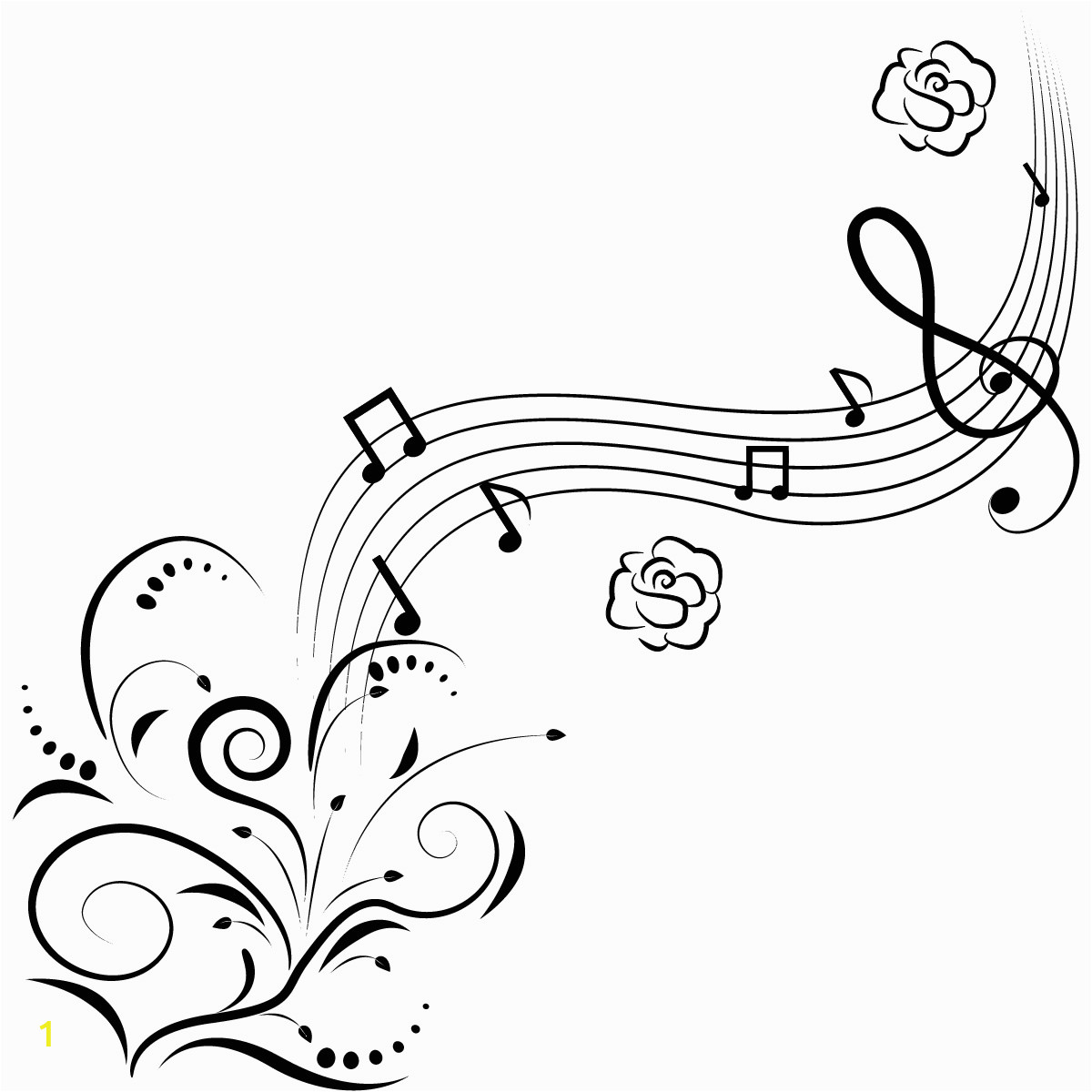 music note coloring pages