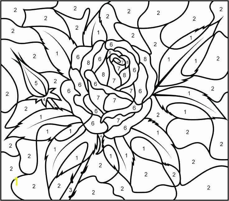 Color by Number Adult Coloring Pages Printable Color by Number Coloring Pages for Adults at