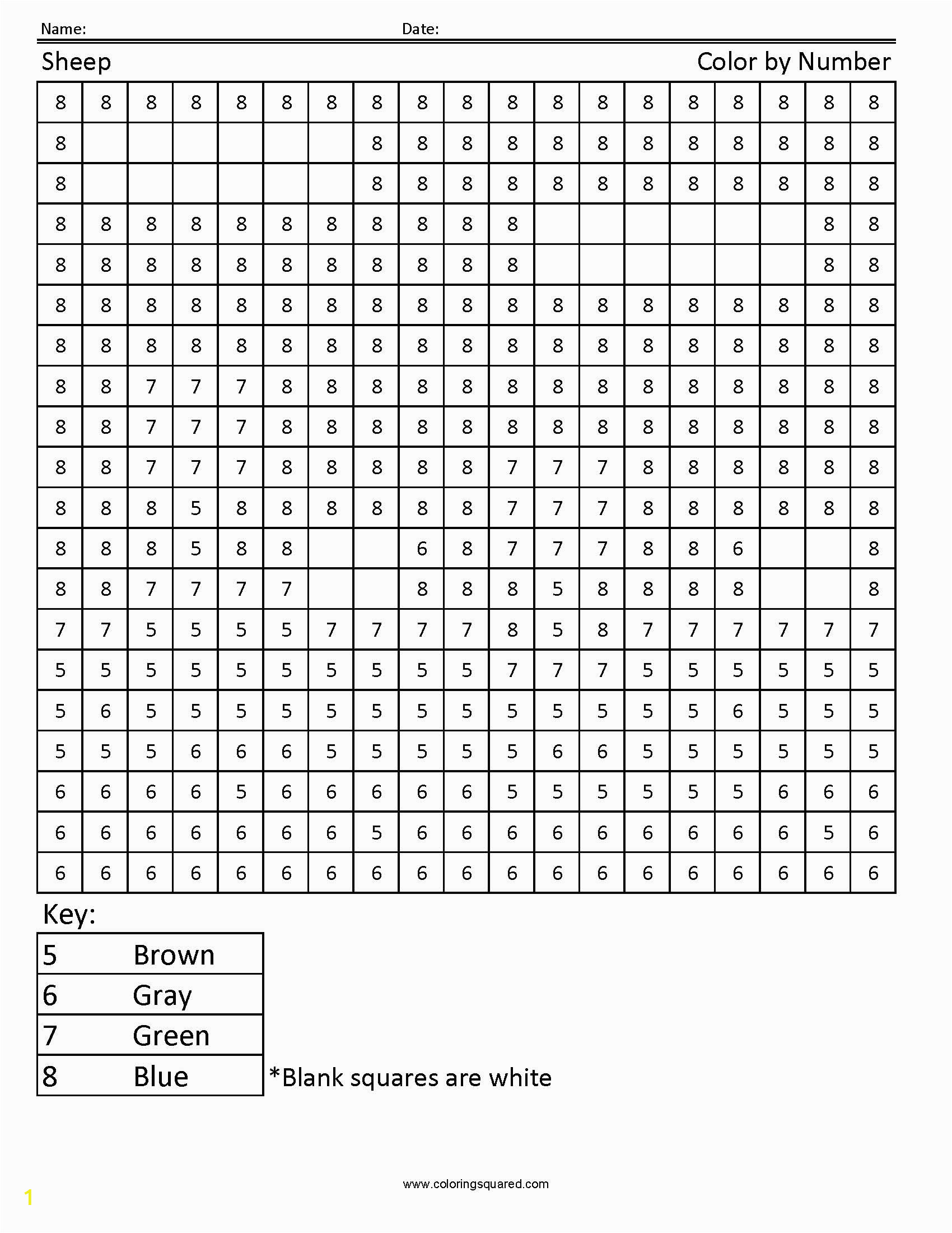 color by number coloring square d minecraft sketch templates