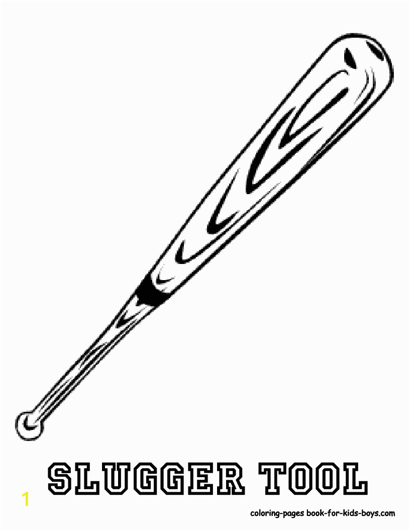 Coloring Page Of A Baseball Bat Fired Up Free Coloring Pages Baseball Mlb Players