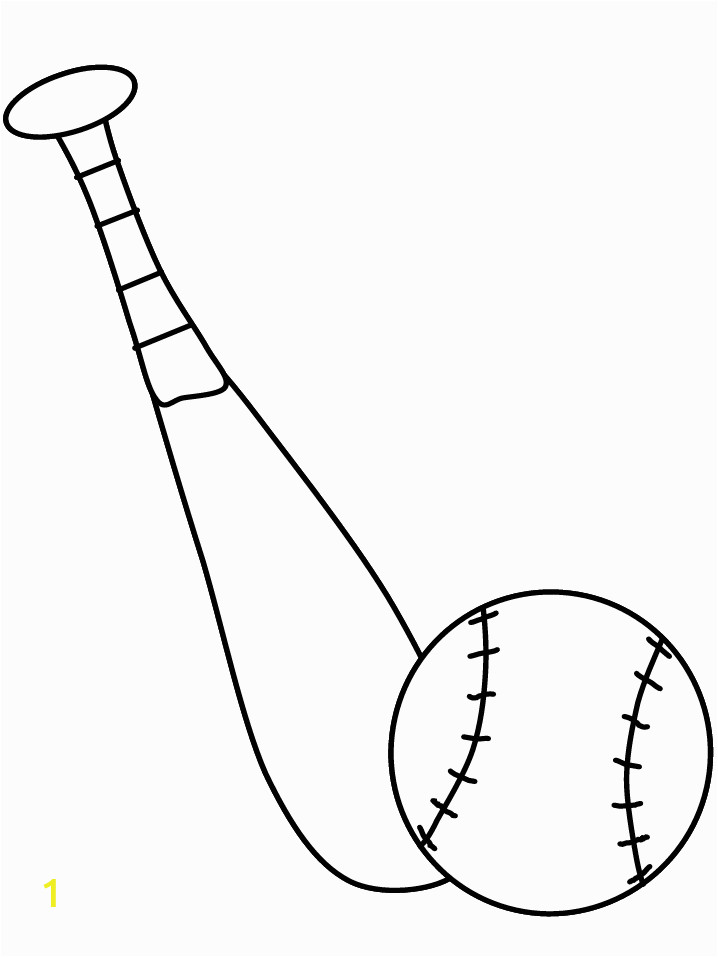 Coloring Page Of A Baseball Bat Free Printable Baseball Coloring Pages for Kids Best