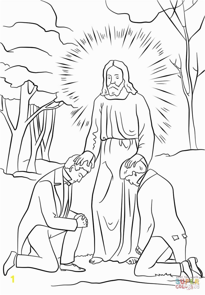 first vision coloring page