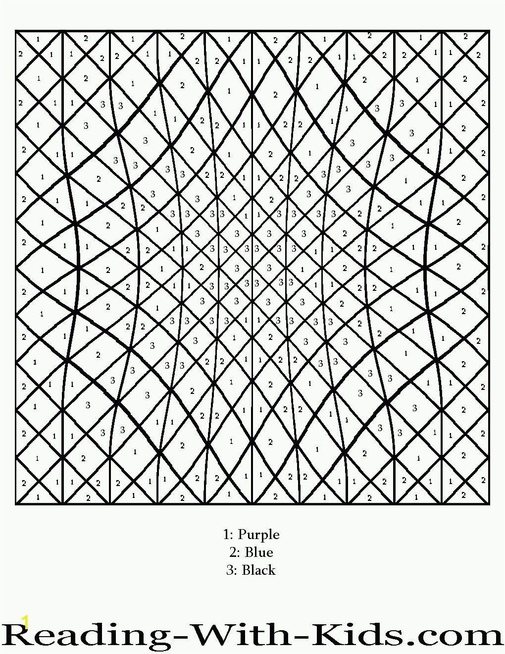 difficult color by number printables