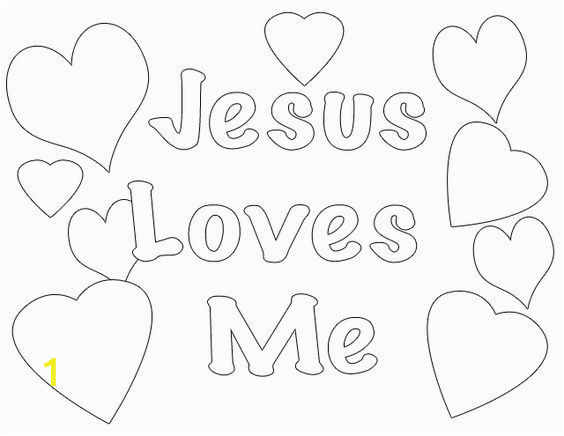 jesus loves me coloring pages printables