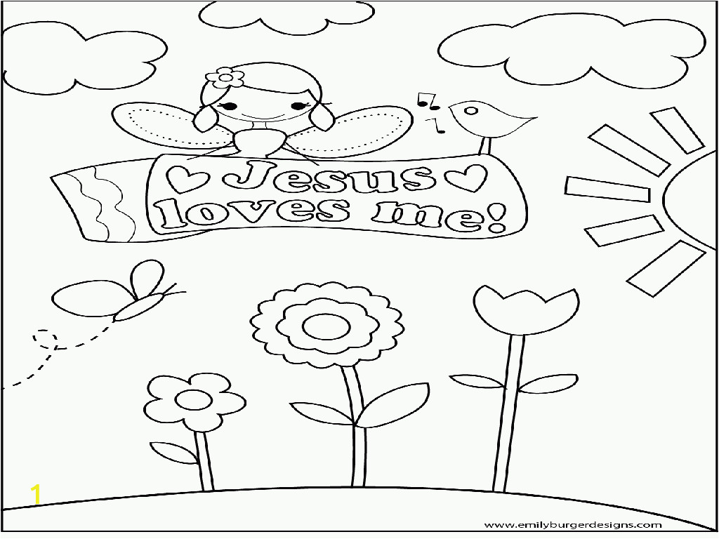 jesus loves me coloring pages printables