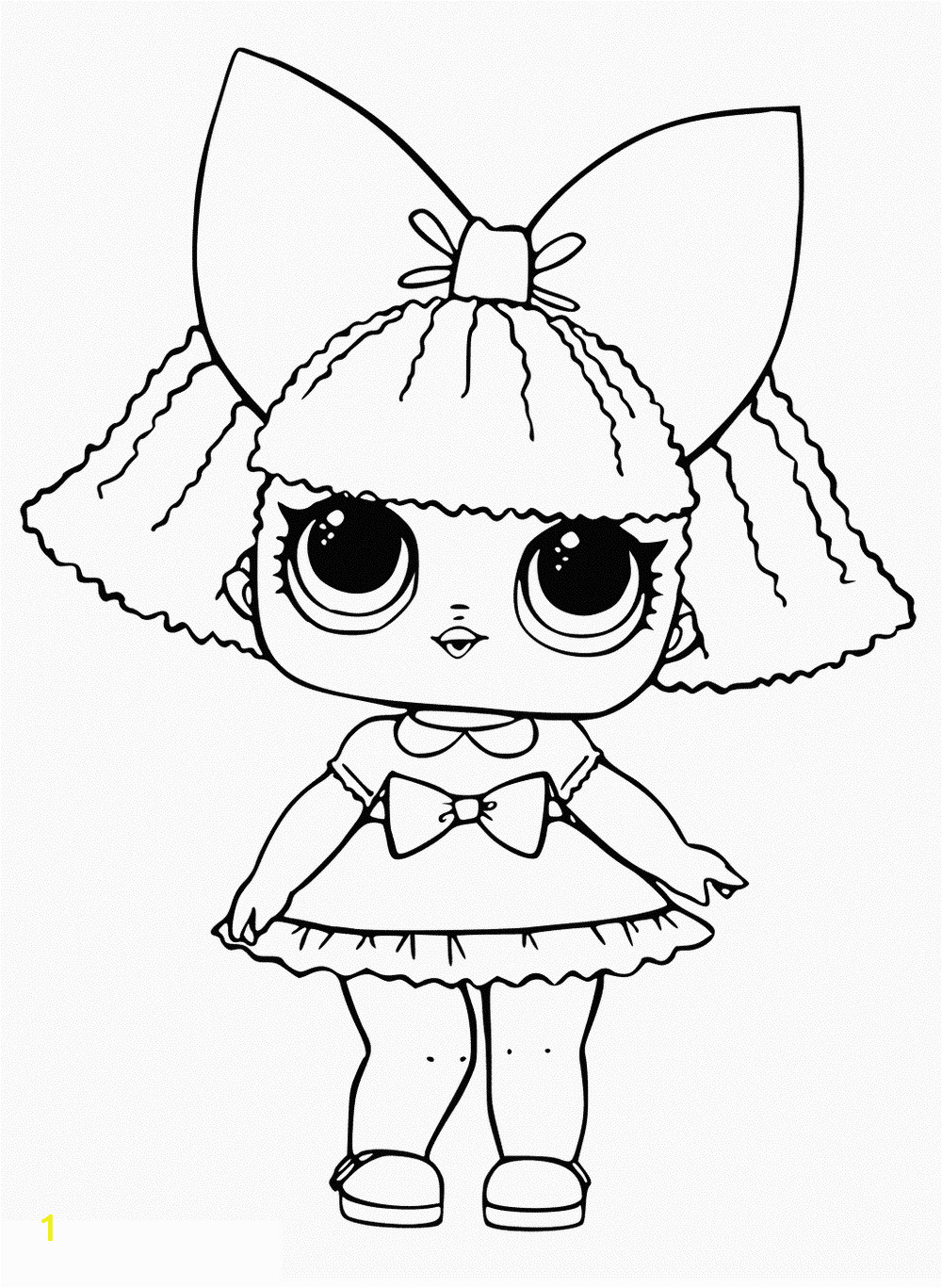 coloring pages of durprise dolls