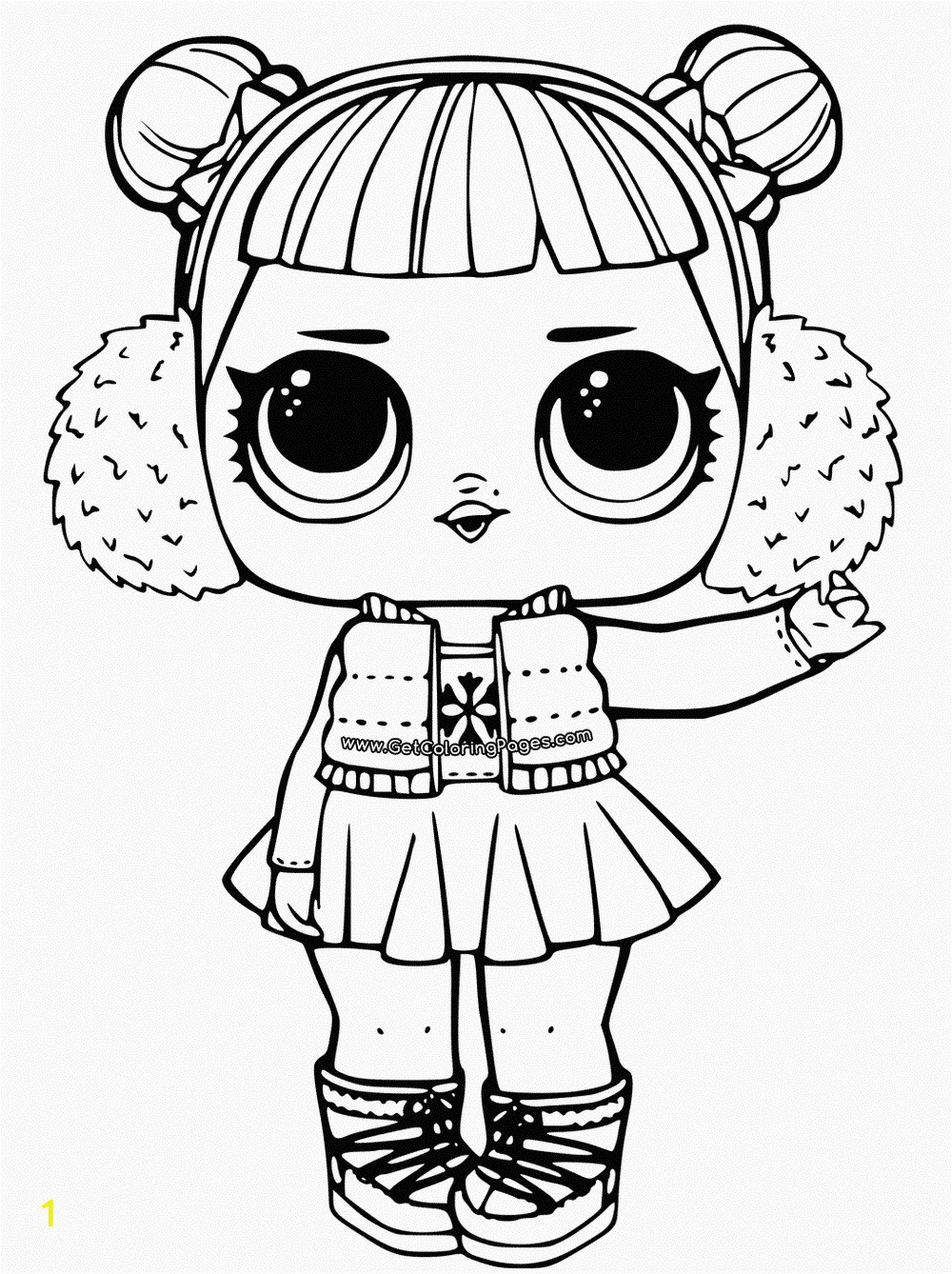 doll coloring pages