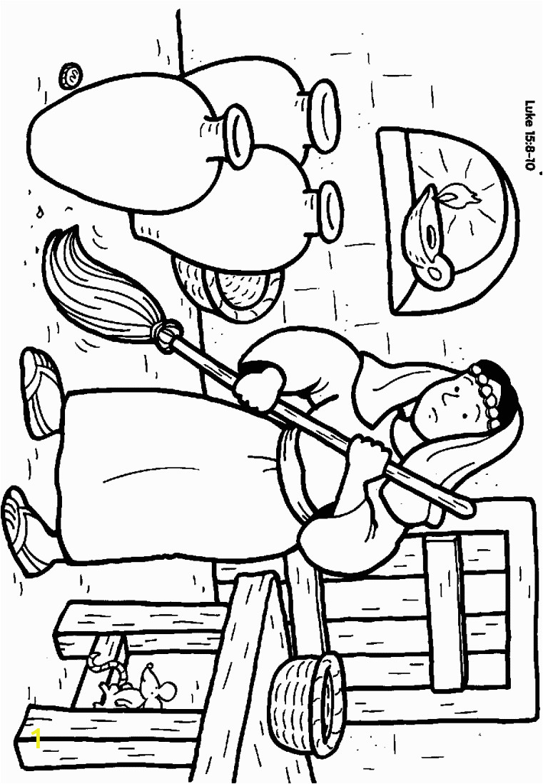 coloring pages for preschoolers parable of lost sheep