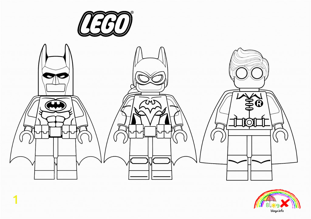 lego superhero batman and robin coloring page