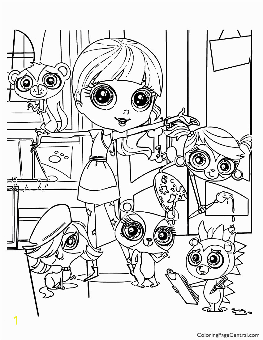 littlest pet shop 02 coloring page