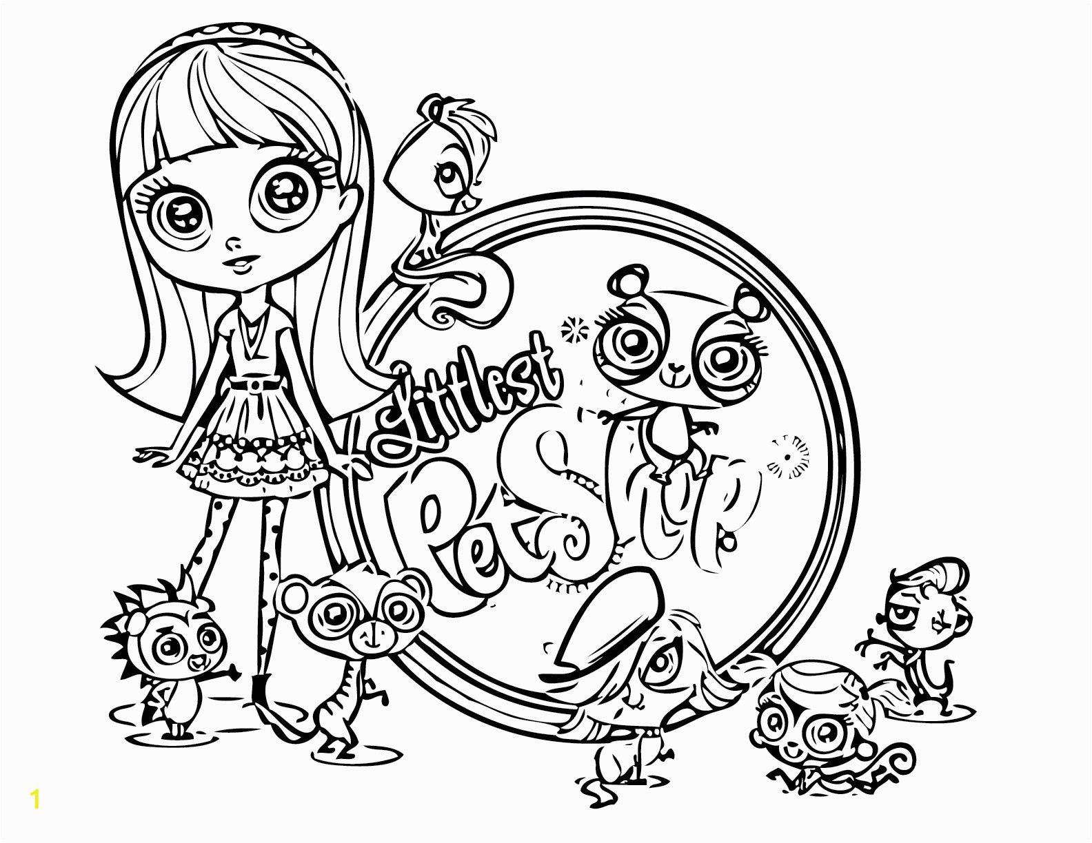 Coloring Pages My Little Pet Shop Littlest Pet Shop Coloring Pages to Color Line for Free