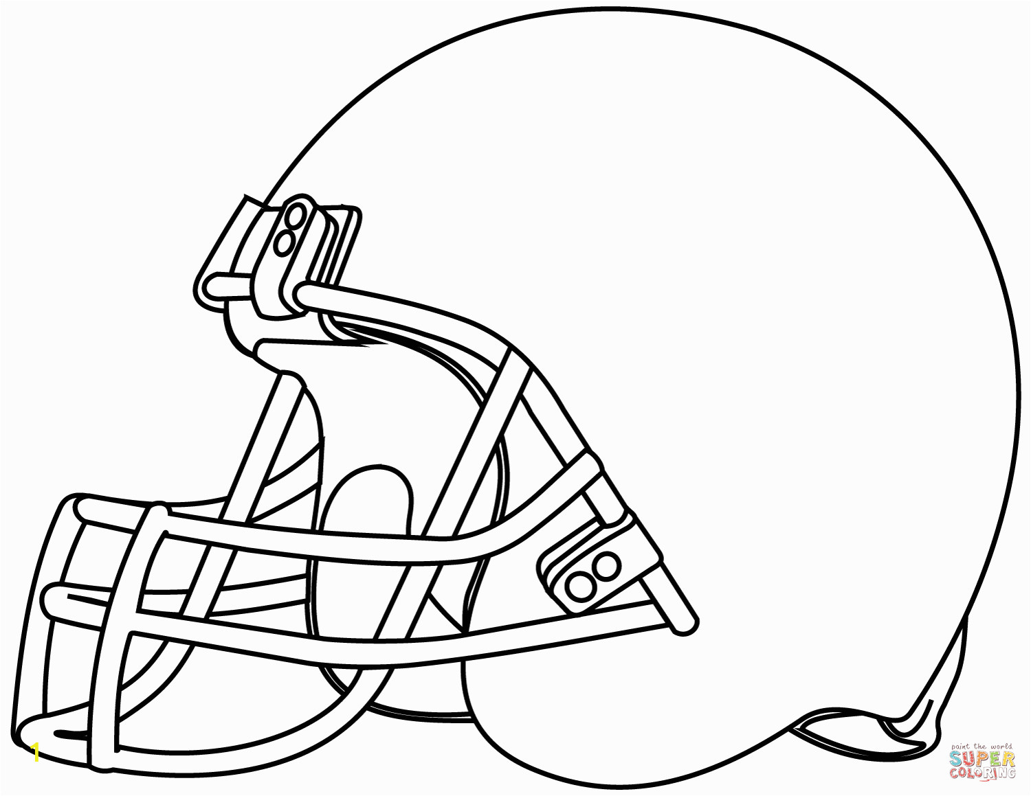 Coloring Pages Of A Football Helmet 25 Creative Picture Of Football Helmet Coloring Page